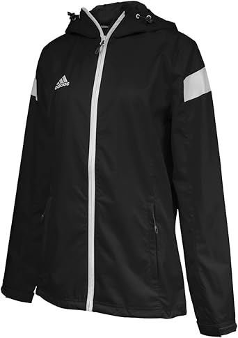 adidas womens black and white jacket