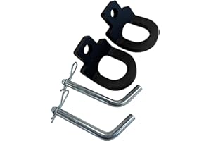 TyCa Industries Fifth Wheel Safety Chain Brackets - for Rail System - Gooseneck