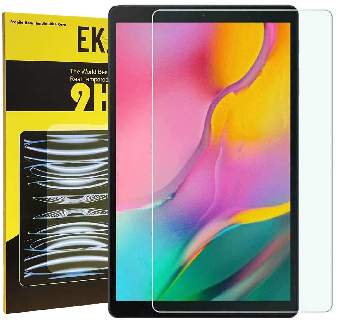 Mobile Stuff Samsung Galaxy Tab A T515/T510 10.1 2019 Screen Protector, [Anti-Scratch][Easy Installation][Bubble Free] Tempered Glass film