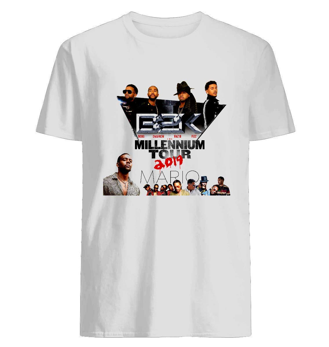 B2k The Millennium Tour Short Sleeve T Shirt For Unisex | Minaze