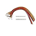 daier 20 Sets Jst Xh 2.54 3 Pin Connector Plug Male with 200mm Wire & Female Connector