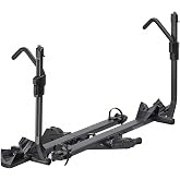 Yakima StageTwo 4 Bike Adjustable Tray Hitch with Tilt Lever and SKS Locks | Rear Vehicle Storage System and Equipment Organization Accessory for Travel and Camping
