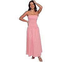 Kenna Strapless Maxi Dress - Butter Yellow S at Amazon Women's Clothing  store