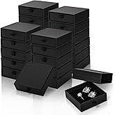 WRINGKIT 24 Pack Jewelry Gift Boxes, 3.5x3.5x1.2 Inch Cardboard Jewelry Packaging Box with Lid, Small Storage Display Case Bulk for Necklaces, Bracelets, Earrings, Valentine's Day Jewelry Gift