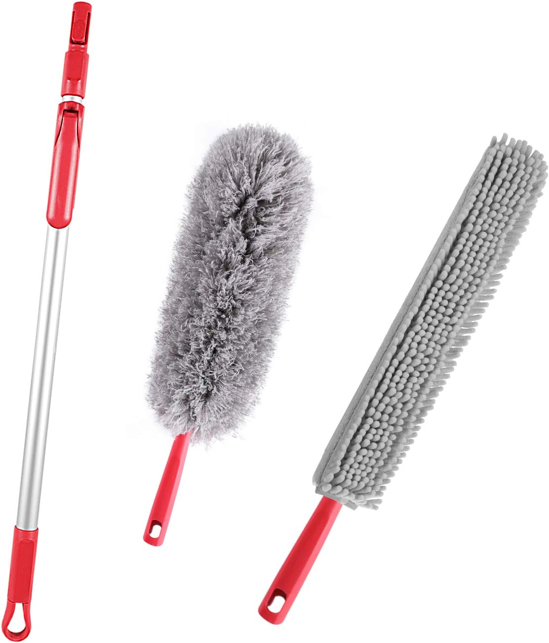 AKOMA Microfiber Feather and Chenille Duster Kit 69 inches