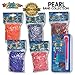 Rainbow Loom 3000+ Authentic Rubber Band Collection (Pearl) + Bonus Metal Hook, Long Lasting Bands