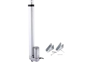 Homend DC12V 12inch Stroke Linear Actuator with Mounting Bracket 900N(225lbs) Maximum Lift 10mm/s for Recliner TV Table Lift Massage Bed Electric Sofa Linear Actuator (12 inch)