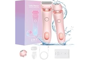 INENDLY Solys Razor, Mermaid Shaver, Beauty Bloom Shaver Pro, 3 in 1 Glide Pro 3.0 Razor, Smooth Shave Pro for Women, Wet & Dry Razor Electric Women (Pink)