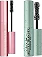 Too Faced Better Than Sex Mascara Duo Regular Full Size and Travel Sized Waterproof Set Sexy Lashes Rain or Shine