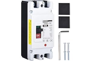 DIHOOL DC Main 100 Amp Circuit Breaker, Battery Disconnect Switch for Boat Trolling Motor Marine ATV Trailer