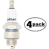 4-Pack Replacement Spark Plug for ARIENS Snowblower ST724 with Tecumseh 7 hp 4-Stroke - Compatible with Champion RJ19LM & NGK BR2LM Spark Plugs