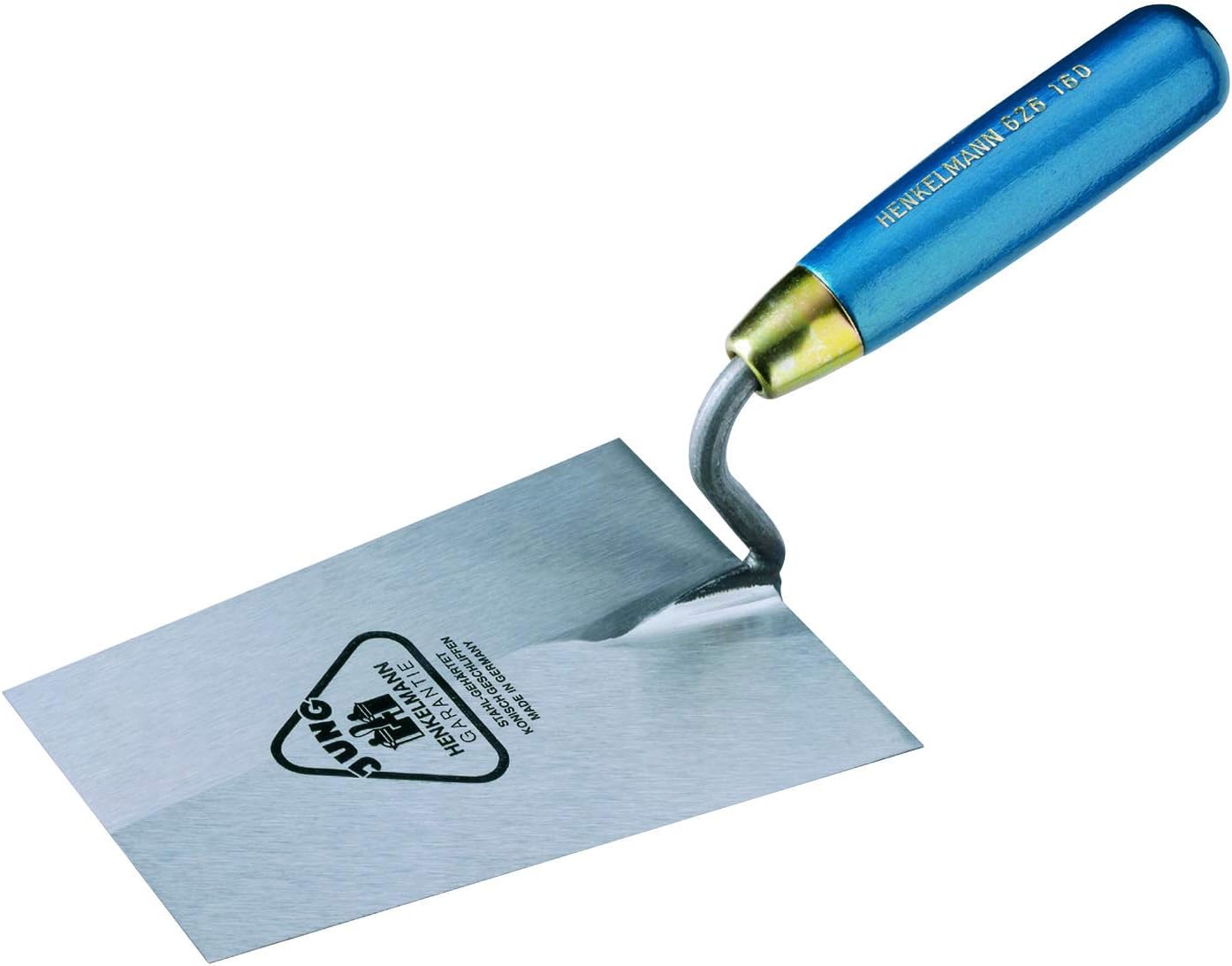 Jung 62616000 Masons Trowel with S-Neck, Grey/Blue, 160 mm