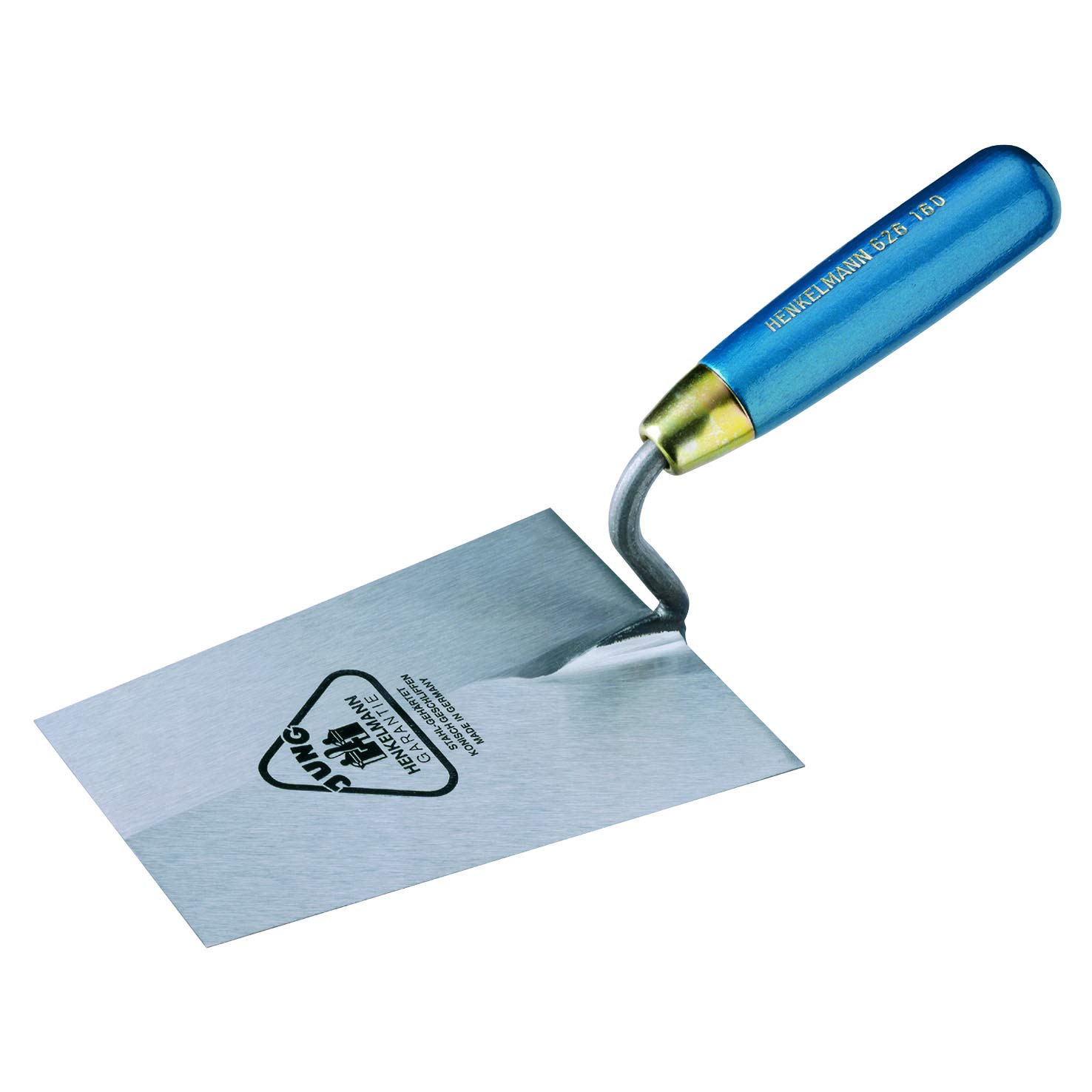Jung 62616000 Masons Trowel with S-Neck, Grey/Blue, 160 mm