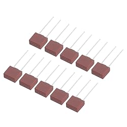 uxcell 30Pcs DIP Mounted Miniature Square Slow Blow