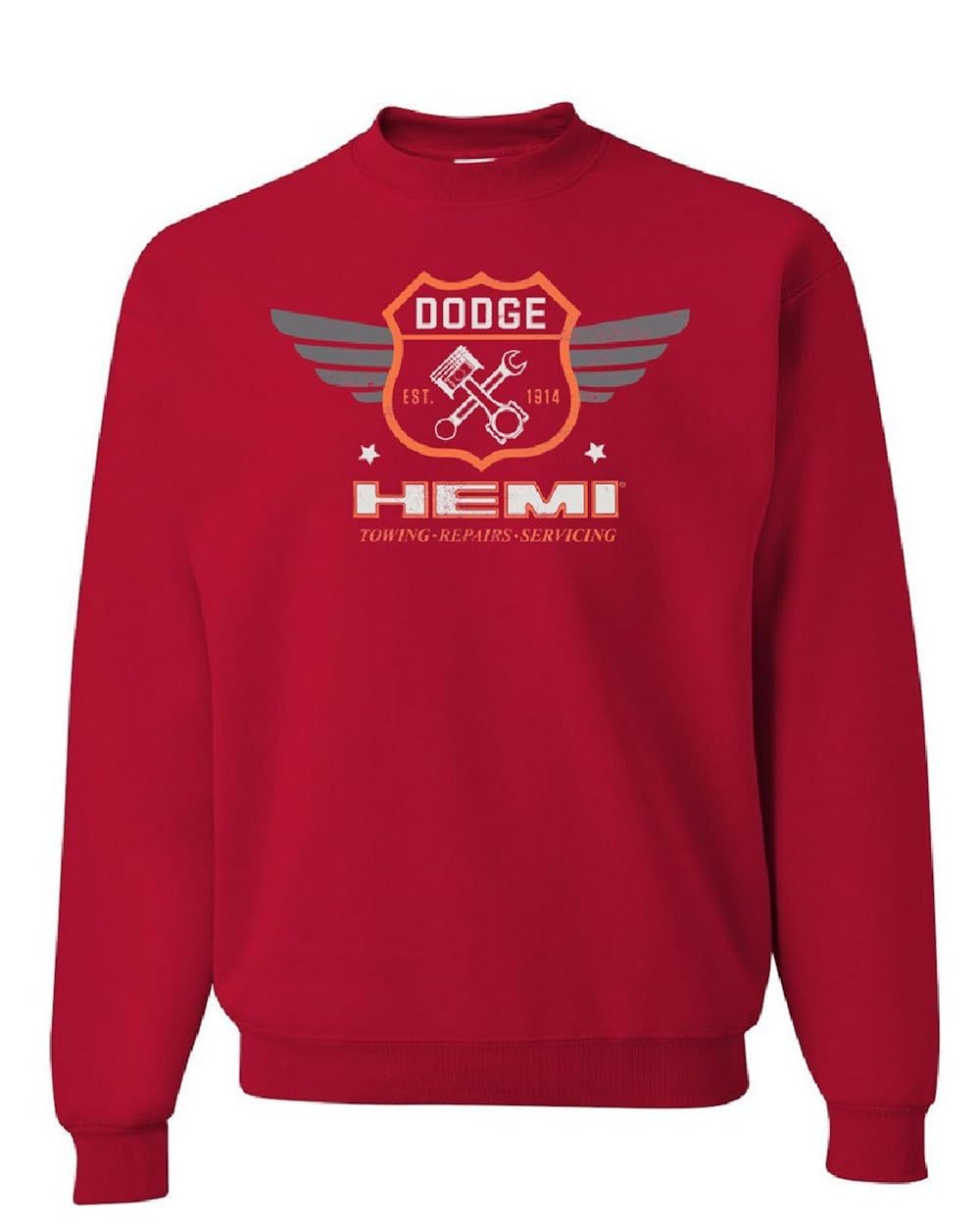 Tee Hunt Dodge Hemi Garage Sweatshirt 