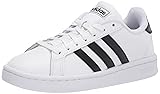 adidas mens Grand Court Sneaker, White/Core