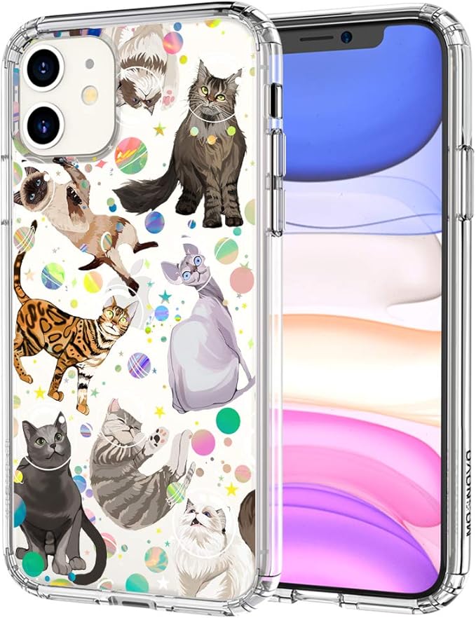 Amazon Mosnovo Iphone 11 ケース用 かわいい宇宙猫柄 クリア ケース カバー 通販