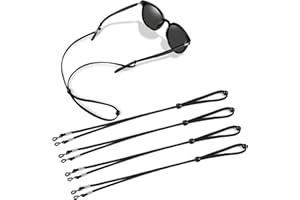 4Pcs Glasses Strap, Eyeglasses Strap Holder for Women Men, Adjustable Sunglasses Lanyard String Chain for Outdoor Activities