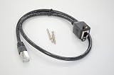 Cat8 Panel Mount Ethernet RJ45 Passthrough Coupler Adapter FTP 40GBps view 6