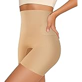 QUASTI Women's High Waisted Underwear Tummy Control Shapewear Tummy Control Girdle Body Shaper Full Coverage