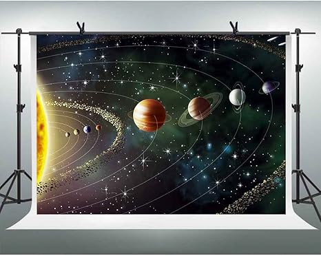 Amazon Com Fhzon 7x5ft Solar System Photography Backdrop Planet