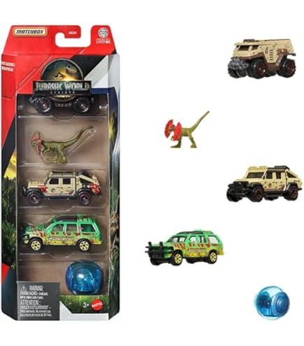 Amazon.com: Hot Wheels Racer Verse, Jurassic World Rebirth