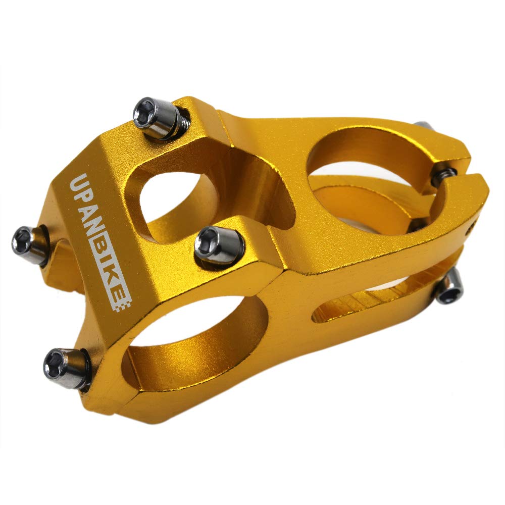 UPANBIKE 31.8mm Bike Stem 45mm Length Aluminum Alloy Short Stem for Mountain Bike Road Bicycle