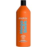 Matrix Mega Sleek Conditioner - Smoothing and Detangling, For Dry, Damaged & Frizzy Hair, Salon Professional Conditioner, With Shea Butter, Vegan