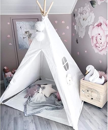 teepee tent with floor mat