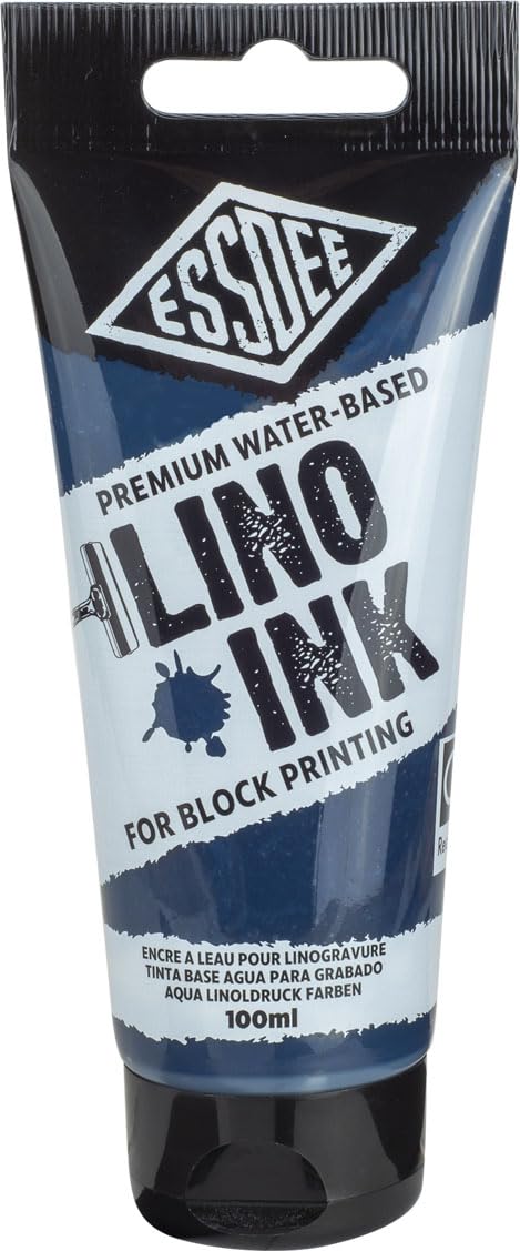 Essdee Block Printing Ink, Prussian Blue, 100ml LPI/17R100