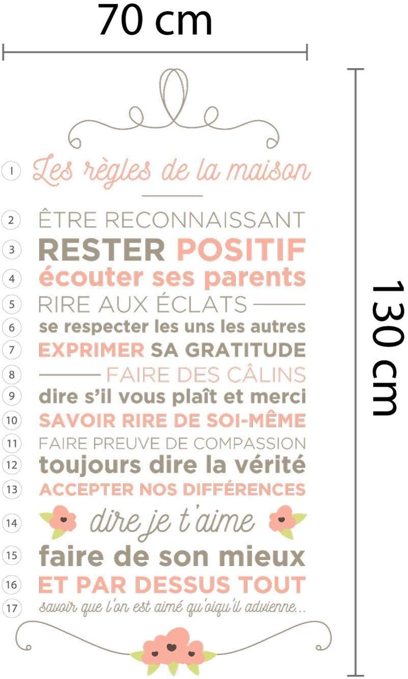 Wall Stickers Swarovski Crystals & House Rules Floral French Murals, Multi-colour, 90 x 30 x 0.14000000000000001 cm - Image 5