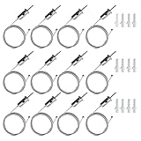 12 Sets Hexagon Garage Lights Suspension Cables Kit