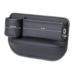WOVAZUS 1 Pack Car Seat Gap Filler Organizer, Car