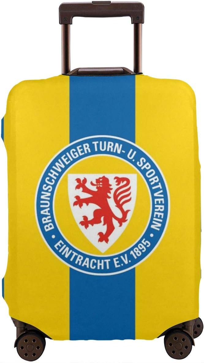 Eintracht Braunschweig-Printed Luggage Cover Personalized Zipper Travel Suitcase Protector 4 Sizes
