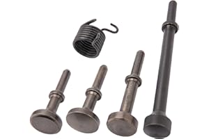 SLLRIEH KELEN Air Hammer Smoothing Bit, Smoothing Hammer Bit, Air Hammer Drill 0.401 Smooth Pneumatic Air Hammer Pneumatic Chisel Drill Bit Kit 5 Sets
