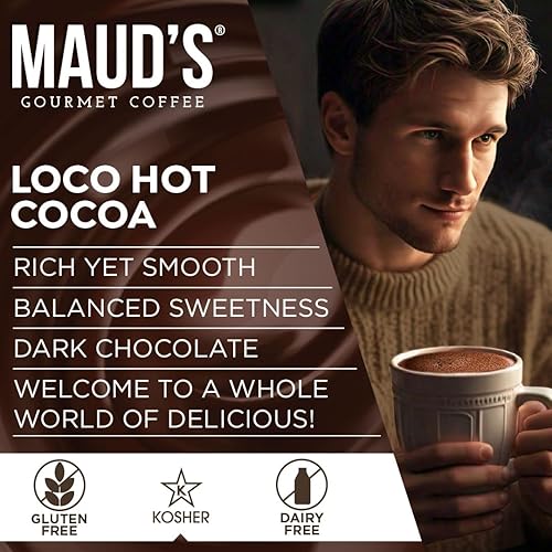 Maud's Dark Hot Chocolate Pods, 50 ct, Recyclable Single Serve