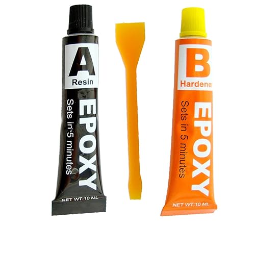 2 x EPOXY GLUE SET SUPER STRONG HOLD IN JUST 5 MINUTES RESIN & HARDENER USEFUL TO BOND