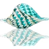 Qf Hand Blown Seashell, Beautiful Home Decor, Handmade Glass Art, Glass Conch