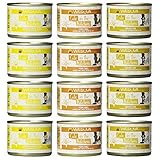 Weruva Cats in the Kitchen Grain-Free Canned Cat Food - 6 Ounces - 3 Flavors - Goldie Lox, Fowl Ball, and Chicken Frik 'A Zee (12 Cans Total)