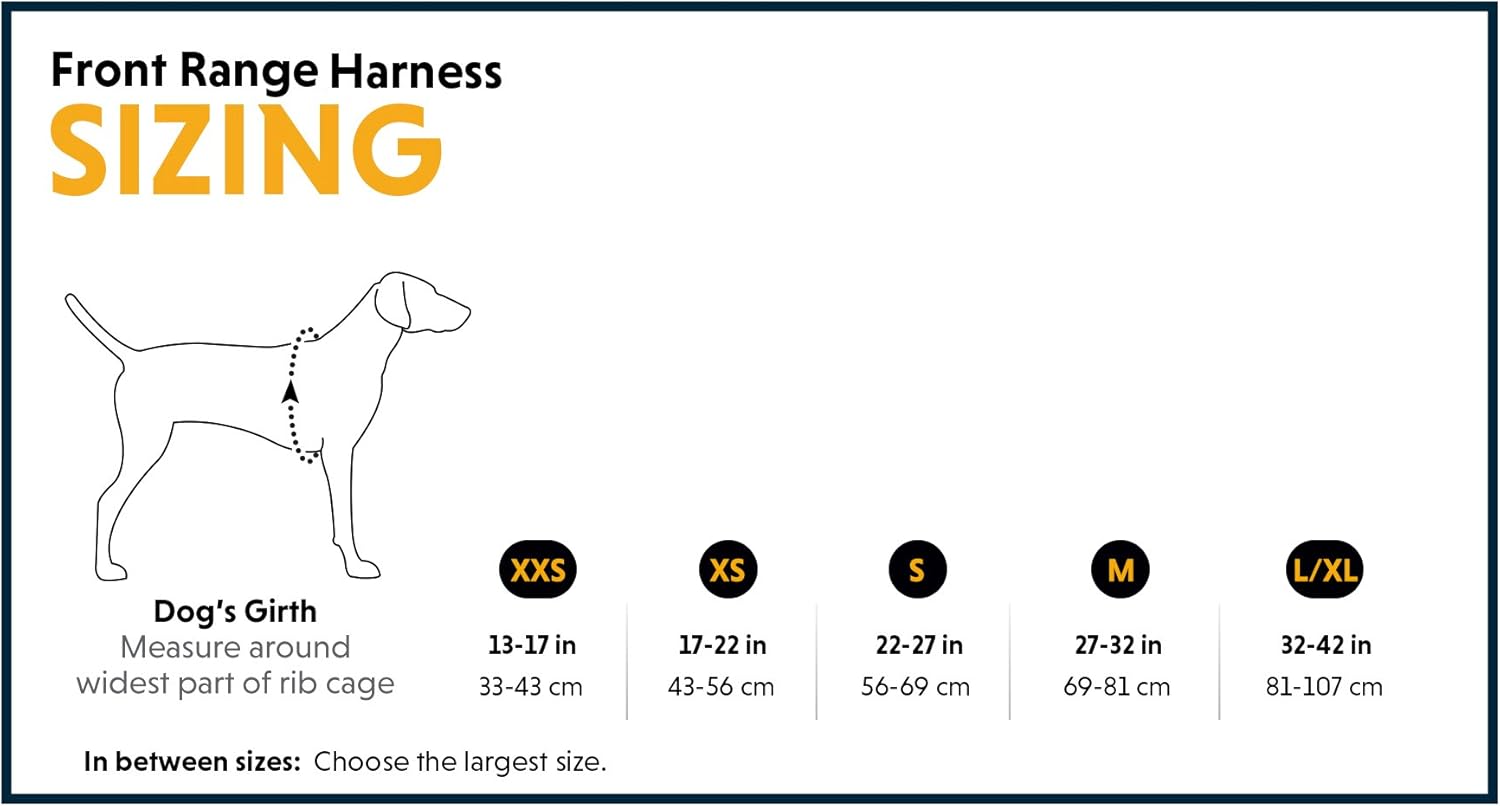 front range harness sizing