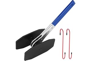 FLVDRBY Brake Caliper Compression Tool, Caliper Piston Compressor Tool with 360 Rotating Ratchet, Professional Brake Caliper Tool for Single Twin Quad Piston, Car Truck SUV Brake Repair, Blue