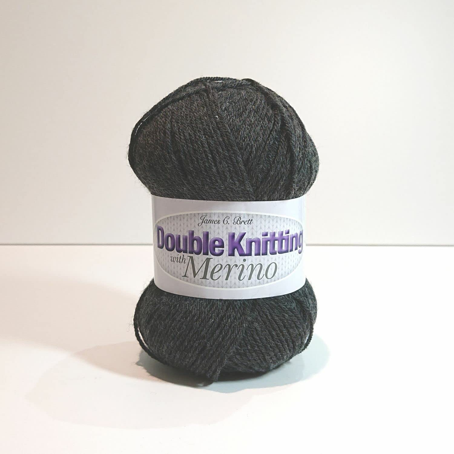 James C Brett Double Knitting with Merino - Charcoal - dm23 dk with Merino