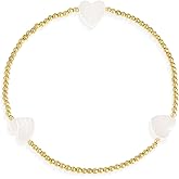 BXDA Gold Beaded Friendship Bracelets for Women, Boho Handmade Stackable Adjustable Bead Ball stretch Bracelet Summer Beach Jewelry Gift.