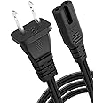 AC Power Cord for PS5 PS4 PS3 PlayStation 4 Slim,Xbox One S/X,TV Power Cable for Samsung LG TCL Roku Toshiba LED LCD TV,HP