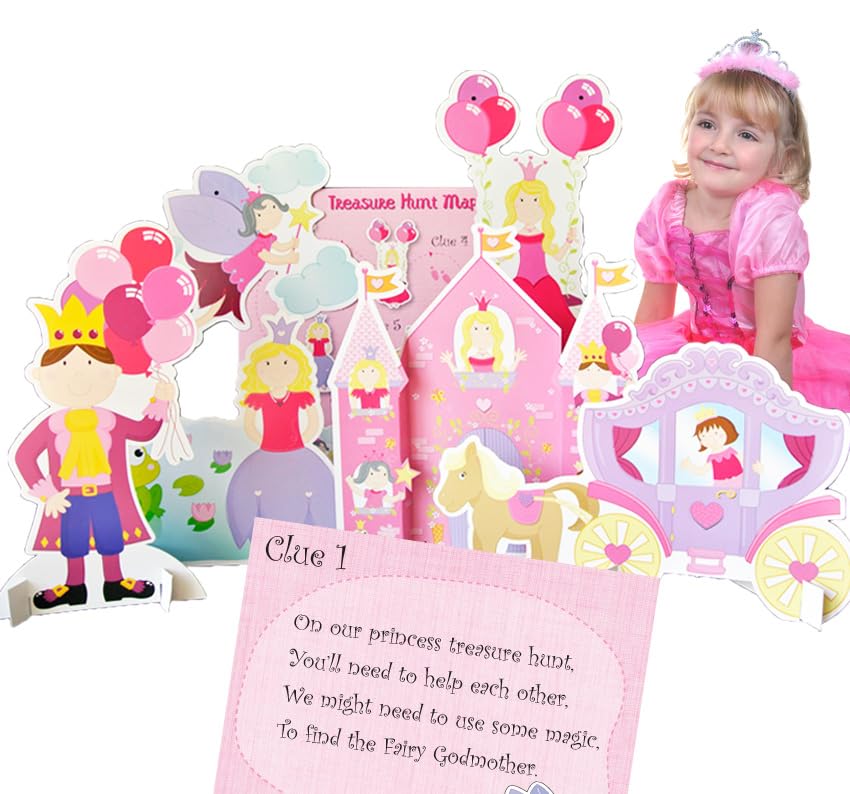 Princess Treasure Hunt for Jewels Party Game for Kids
