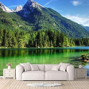 Wall Murals for Bedroom Beautiful Nature Norway Natural Landscape Large Removable Wallpaper Peel and Stick Wall Stickers - 66x96 inches