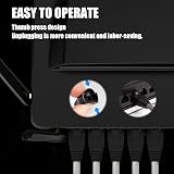 Novstuf RJ45 Cable Plug Protectors 100 Pcs Universal Boots Black view 7