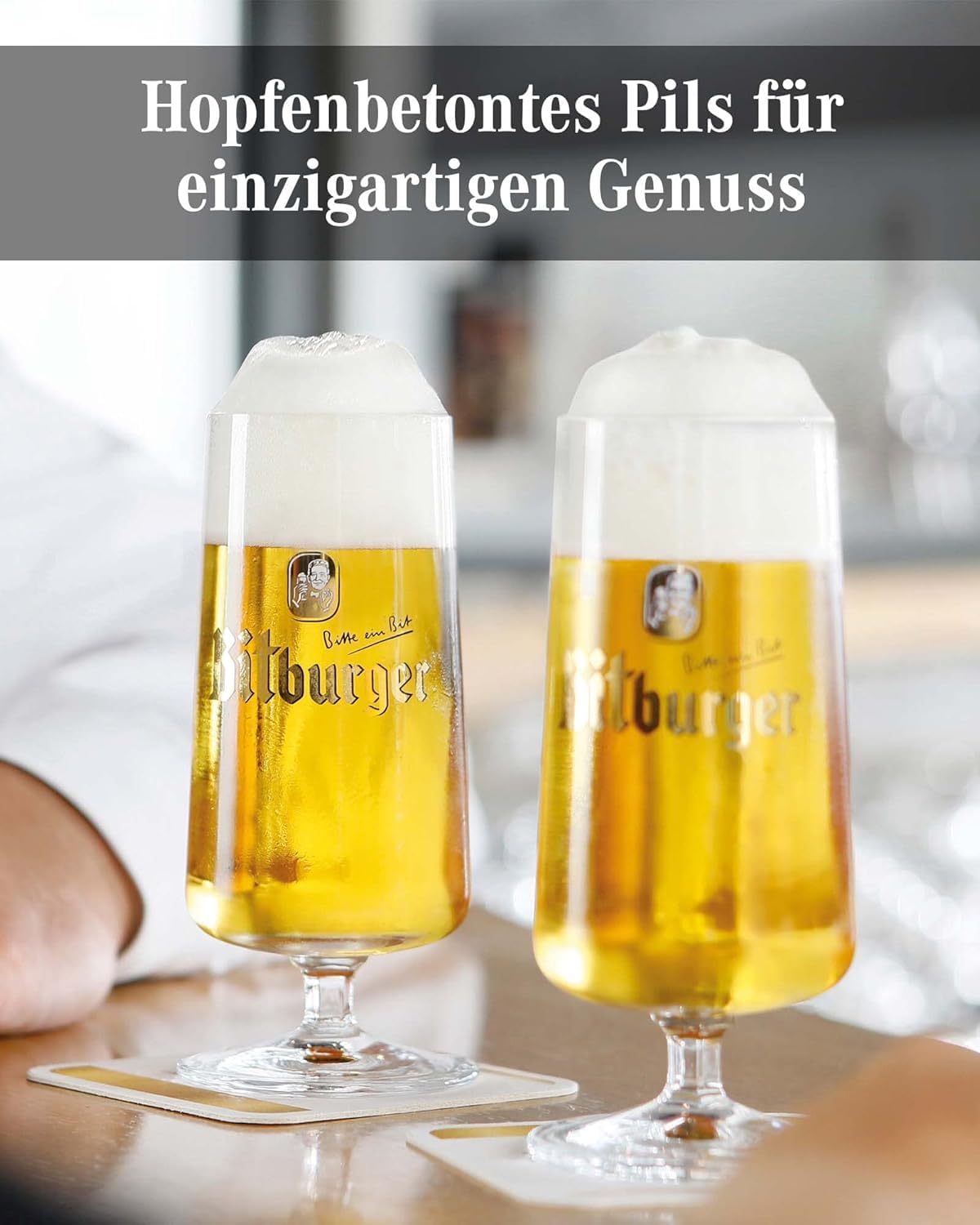 BITBURGER® Premium Pils | Partyfass mit Zapfhahn (1x 5l) | Hopfenbetonter Pilsgenuss | Aus Besten Hopfensorten | Nach Deutschem Reinheitsgebot Gebraut 2