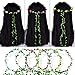 eBoot Fashion Bohemian Flower Crown Wreath Floral Garland Headbands for Wedding Beach Festival, 5 Pieces (Multicolor)