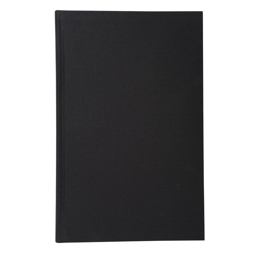 Exacompta - Ref. 313E - 1 Quadled Register 5 x 5-300 Pages - Inner Paper 110 g - Dimensions 360 x 225 mm - Vertical Format - Rigid Cover in Black Canvas